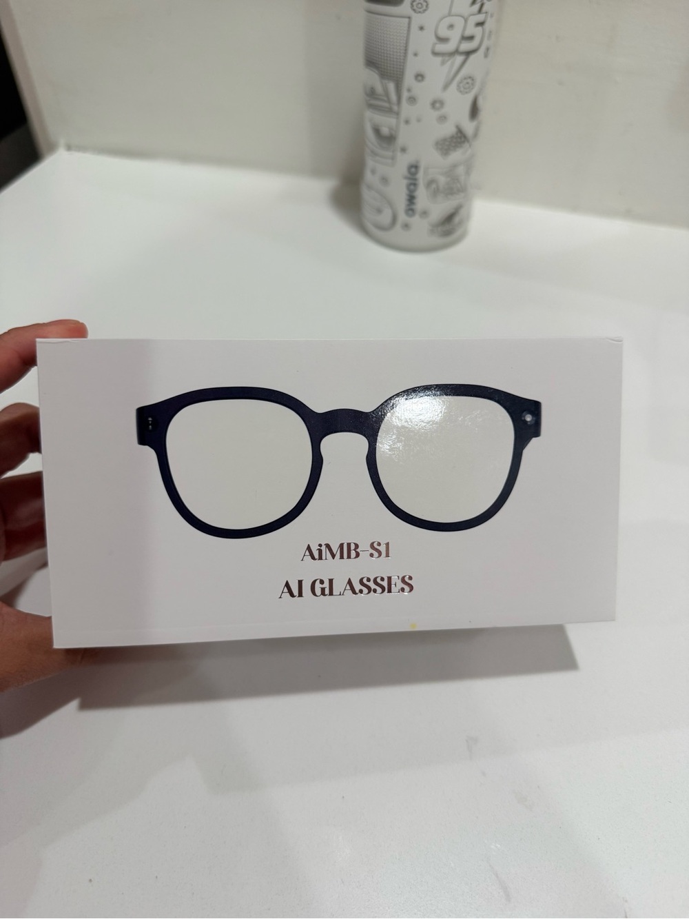 -S1 AI Glasses — Black Blue Frame